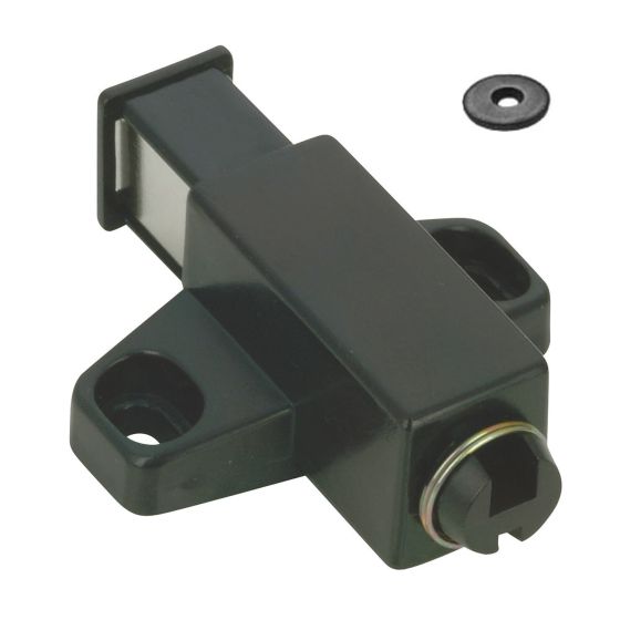 Single Automatic Magnetic Latch - Black - 32 mm