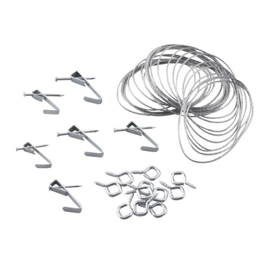 Frame hanging set