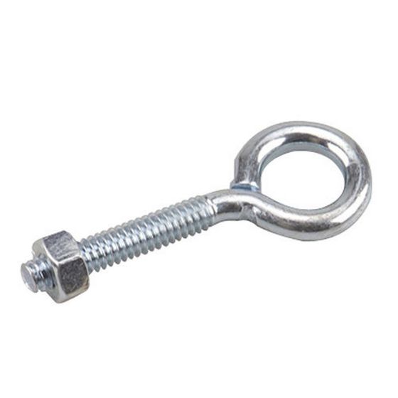 Vis à oeillet avec écrou, zinc, 1/4" x 2 1/2"