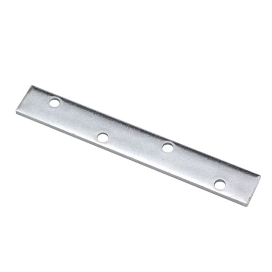 Plaque de fixation à position multiple, zinc, 1 1/8" x 8"