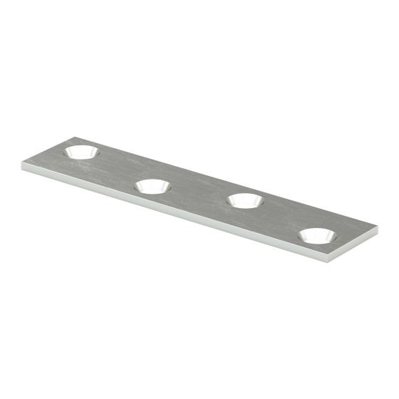 Plaque de fixation à position multiple, zinc, 5/8" x 2 1/2"