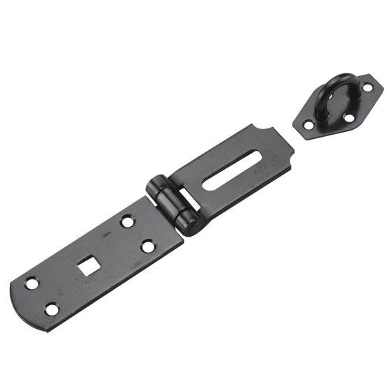 Moraillon robuste, noir, 9 3/8"