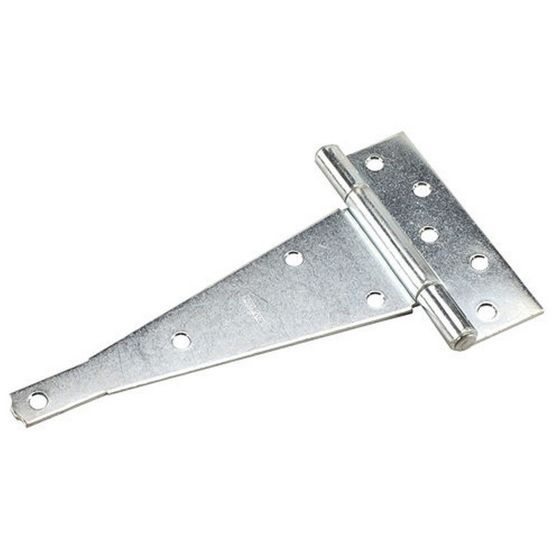 Penture en T, robuste, zinc, 10"