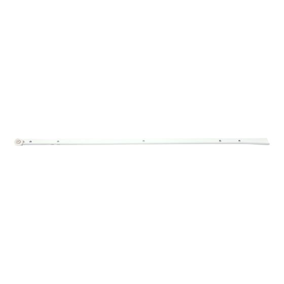 Coulisse Euro à extension 3/4, série 102, capacité de charge 35 kg, 2/pqt, 24"