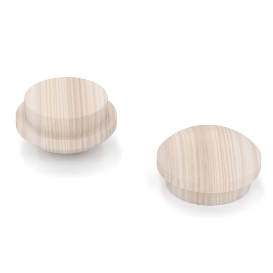 Cache-vis en bois, érable, 7/16", 25/pqt
