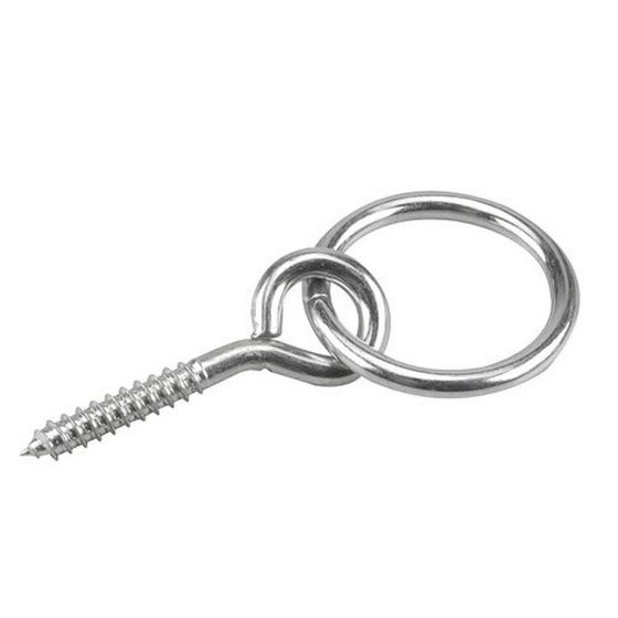 Boulon à anneau avec vis tire-fond