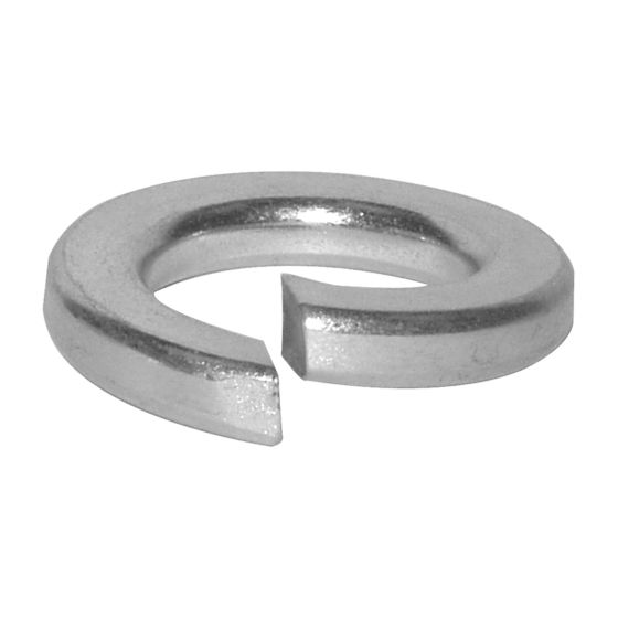 Spring Lock Washer - Zinc - M6 - 6/Pkg