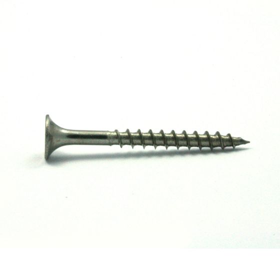 Treated Wood Screws - #10 x 3-1/2" - Stainless Steel - 100/Pkg