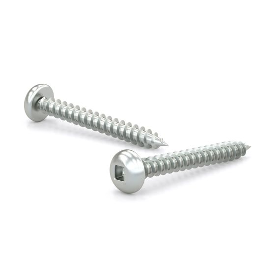 Zinc Plated Metal Screws - Pan Head - 3/4" - 100/Pkg