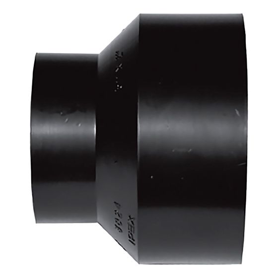 ABS DWV Increaser Coupling - 3" x 2" - Hub - Black
