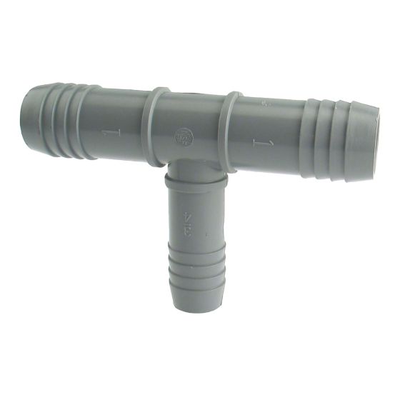 Plastic "T" Reducing - 1" x 1" x 3/4"