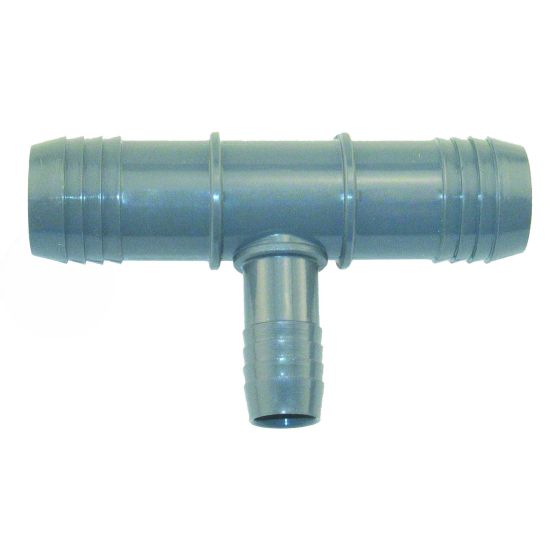 Plastic "T" Reducing - 1 1/4" x 1 1/4" x 3/4"