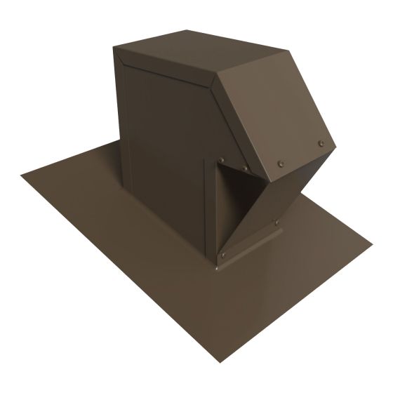 VMAX-CT Roof Exhaust Vent Cap - 4" - Brown