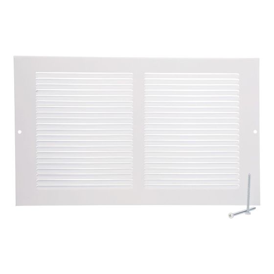 Grille de retour d'air, blanc, 6" x 24"