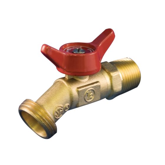 No kink hose bibb