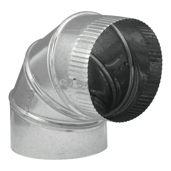 90° Adjustable Elbow Warm Air - 4"
