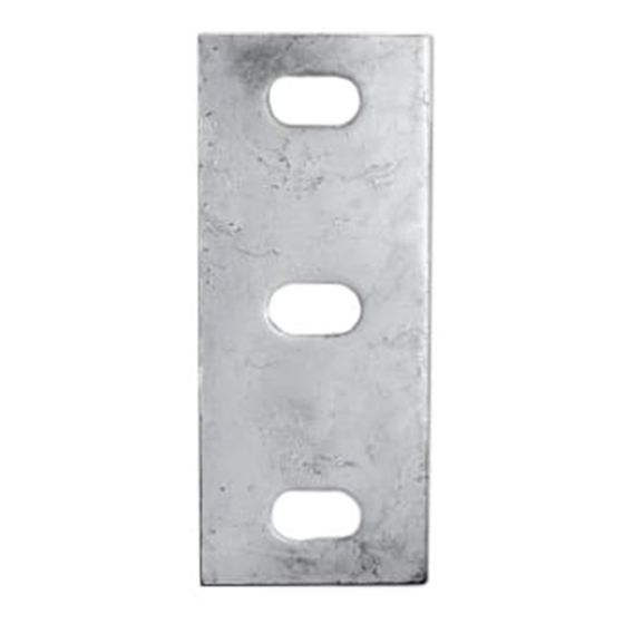 Plaque de renfort, 2 1/2" x 6" x 3/16"