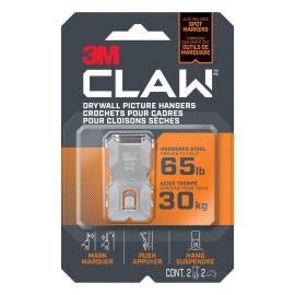 Crochet CLAW pour cadres, paquet de 2