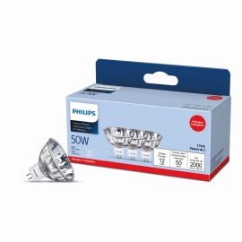 Ampoules halog&egrave;nes MRC16 de 50 W &agrave; culot GU5.3, paquet de 3