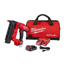 Ensemble de cloueuse de finition&nbsp;sans fil sans balai pour clou cal. 18, M18 FUEL 18 V, lithium-ion