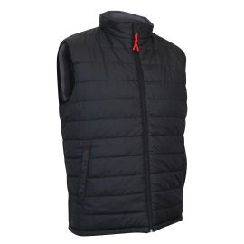 Reversible Padded Bodywarmer - Rebel - Size 4/Large - Black/Grey