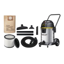 Aspirateur sec/humide, acier inoxydable, 6 ch, 12 gal
