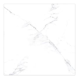 Tuile de porcelaine, plancher, Nebula, bianco, poli, 24" x 24"