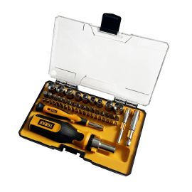 Ensemble de tournevis de précision + cliquet, 49 mcx