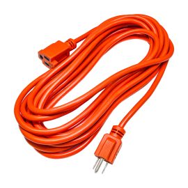 Rallonge ext&eacute;rieure, 1 prise, orange, 4,5 m