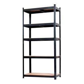 &Eacute;tag&egrave;re, 5 tablettes, m&eacute;tal, 70" x 35" x 15"