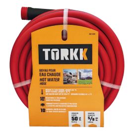 Rubber Hose &ndash; Hot Water - 5/8" x 50&rsquo;