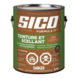 Stain and Sealer - Formula 77 - Dark Walnut - 3.78 L