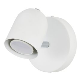 Applique murale, 1 lumi&egrave;re, blanc, 13cm x 15xm x 13cm
