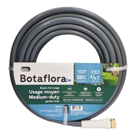 Garden Hose - 5/8" x 50' - 4-Ply - Brass Fittings
