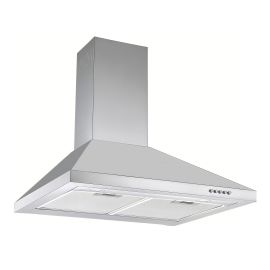 Hotte chemin&eacute;e pyramide murale, 30", acier inoxydable