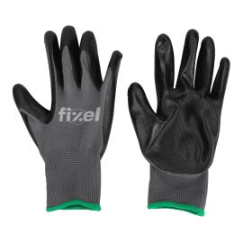 Gants de travail, paume en nitrile, moyen ,10/pqt