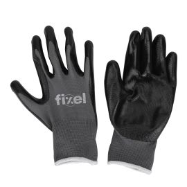 Gants de travail, paume en nitrile, grand ,10/pqt