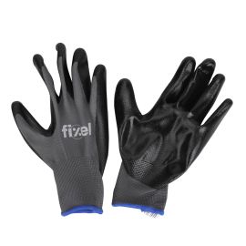 Gants de travail, paume en nitrile, tr&egrave;s grand ,10/pqt
