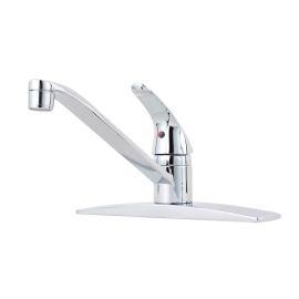 Robinet de cuisine, 1 poign&eacute;e, fini chrome poli