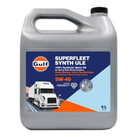 Huile moteur diesel 100% synth&eacute;tique 5W-40, API CK-4, 5 L