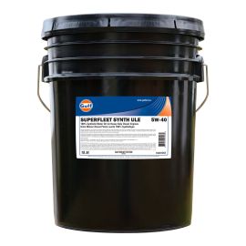 Huile moteur diesel 100% synth&eacute;tique 5W-40, API CK-4, 18,9 L