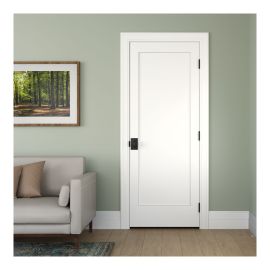 Porte Madison, 1 panneau, 32" x 80", fini blanc mat