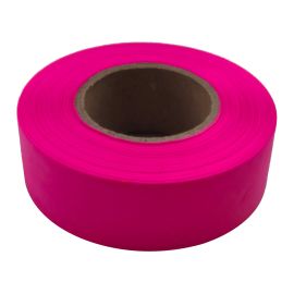 Ruban de signalisation en plastique, 1" x 200', rose