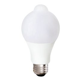 Ampoule DEL A19, d&eacute;tecteur de mouvement, 9 W, 3000K, blanc doux