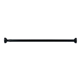 Tringle &agrave; rideau de douche, 39" &agrave; 70", acier inoxydable noir
