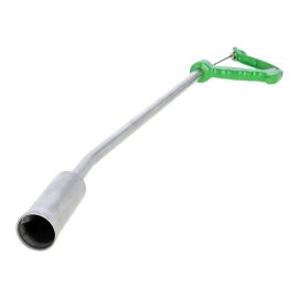 Guide poussoir de bolus avec aimant, acier inoxydable