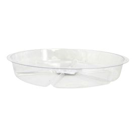 Soucoupe ronde transparent pour pots, 6"