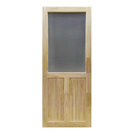 Porte moustiquaire Prestige, 33" x 81", pin naturel