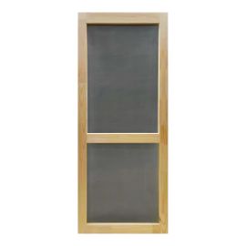 Porte moustiquaire Linea, 33" x 81", pin naturel
