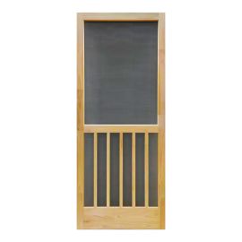 Porte moustiquaire Heritage, 33" x 81", pin naturel